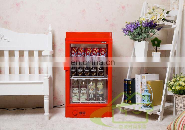 Temperature cycling heating adjustable beverage display cabinet office supermarket special hot display showcase