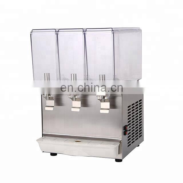 Automatic Commercial Cold Orange Juice Refrigerator Cafeterias 18 Liters Cold Fruit Juice Dispenser