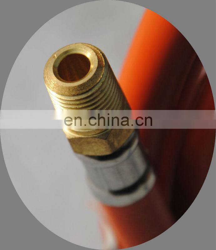 PVC Plastic LPG Gas HOSE Used in Cooker, Gas Oven, BBQ Grill with Copper FITTINGS