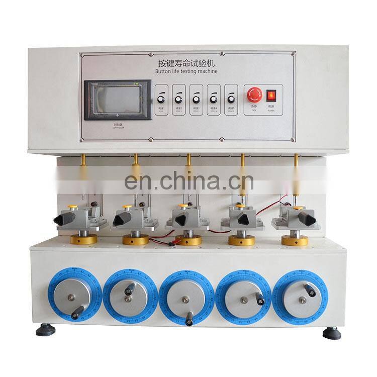 ZONHOW Touch screen mobile phone counter button life testing machine keyboard button life tester look for agents with good price