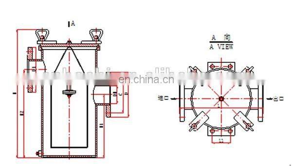 single stage stainless steel Oil filter