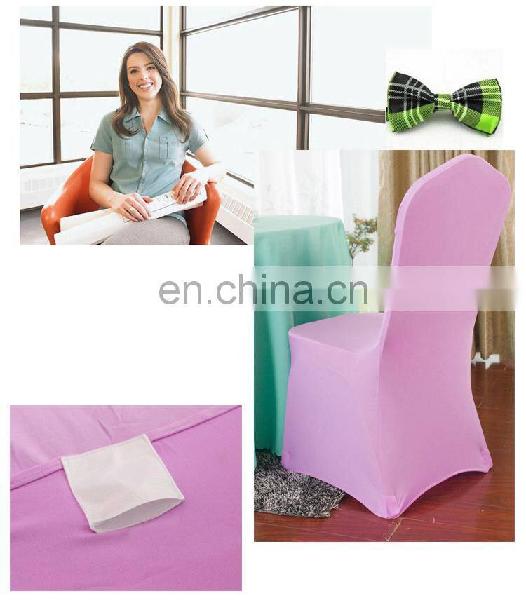 Hotel Dining Office Decoration Universal Stretch Polyester Chair Covers Spandex for Weddings Party Banquet