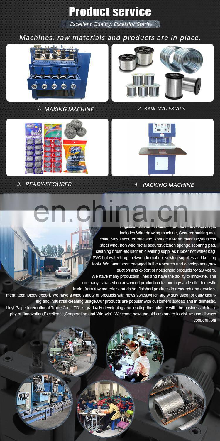 Wire drawing machine combine scourer machine/flat scourer machine