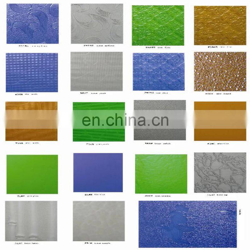best prices 3MM 4MM 5MM (Nashiji, Flora, Karatachi, Rain, Mistlite, Kasumi, Diamonds, etc) Decorative Pattern glass panel