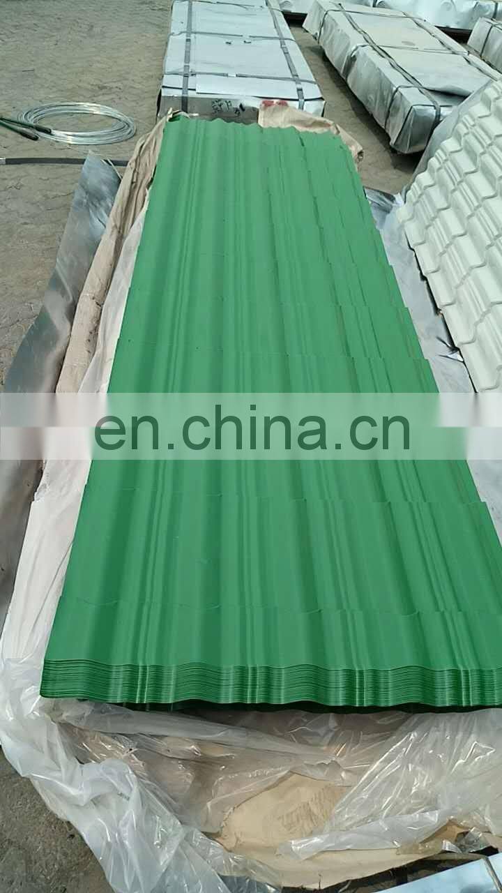 PPGI Color Coated Galvanized Corrugated Steel Roofing Sheet/Pre-Painted Galvanized Corrugated Steel Plate