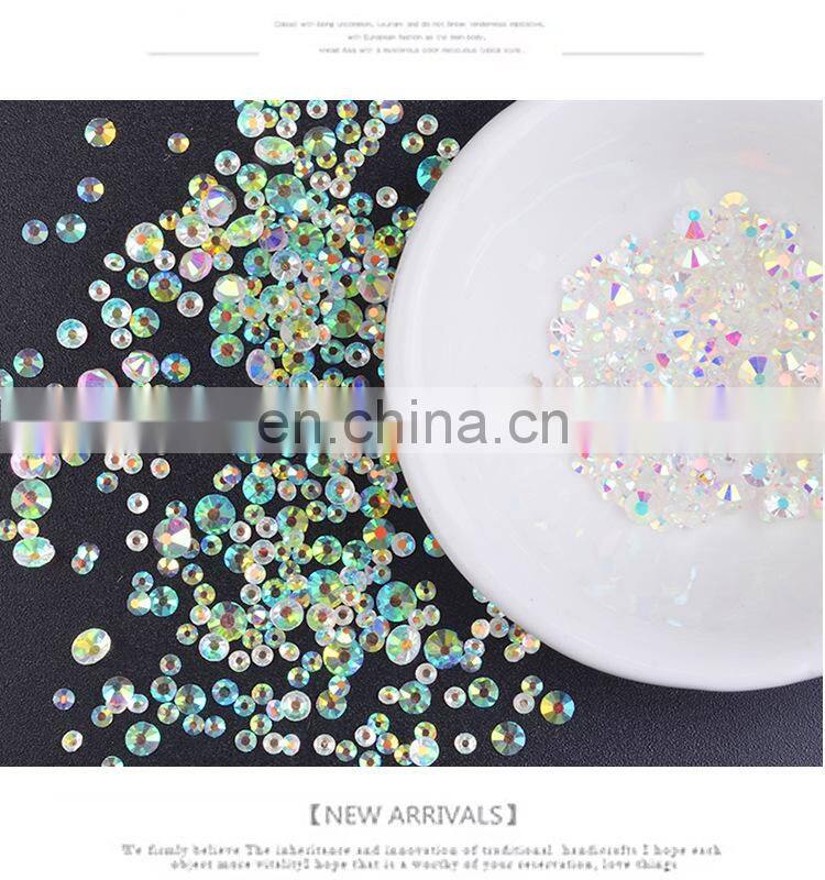 hot sales glass AB rhinestone for nail art rhinestone decoration