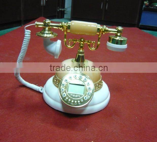 High-level jade designer antique corded phones
