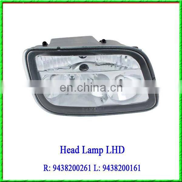 Actros Truck Used Tractor Head Lamp LHD 9438200261 9438200161
