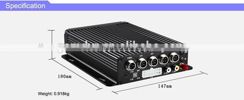 police equipment wifi 4ch dvr sd car dvr radar detector