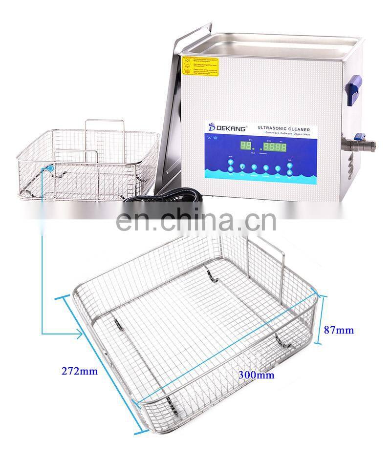 15L Degas smart Dual frequency digital Ultrasonic Cleaner for Jewelry