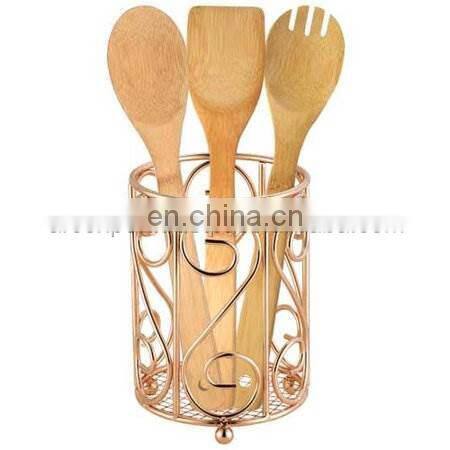 copper natural antique cutlery holders