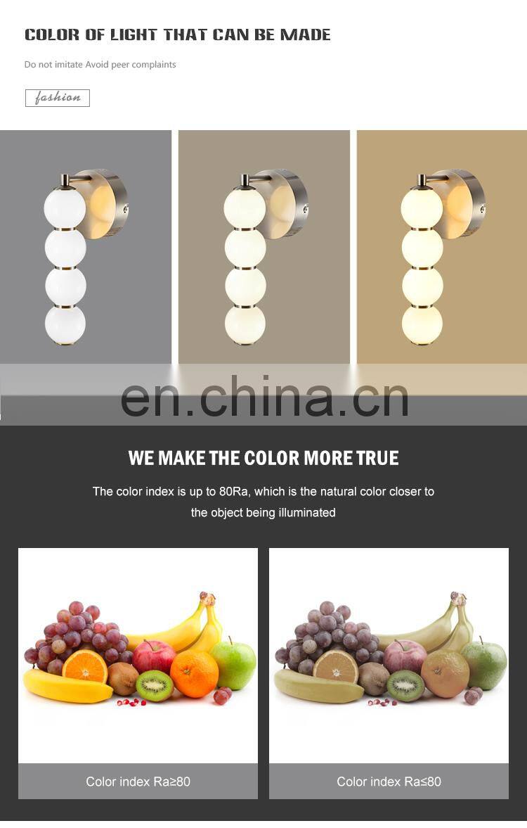 HUAYI Hot Selling Acrylic Simple Style Indoor Loft 10w Modern Decoration LED Wall Lamp
