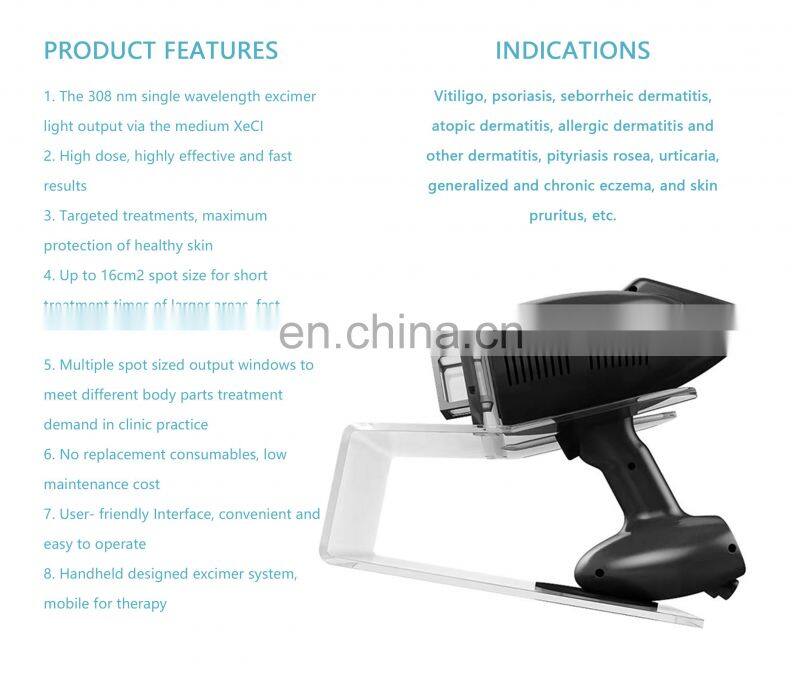 Portable Mini UVB Lamps Psoriasis Vitiligo Treatment Machine 308 Excimer Laser For Skin Disease