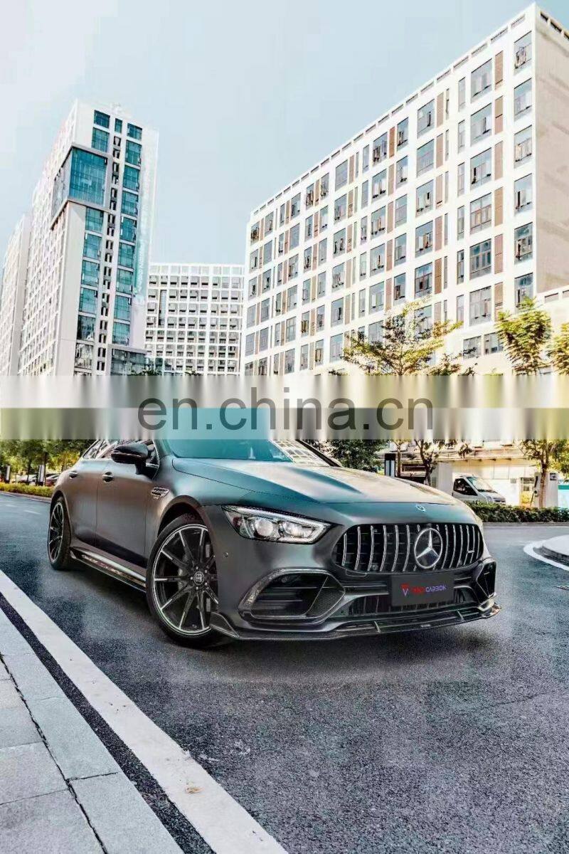 Runde Carbon Fiber For Mercedes-Benz AMG GT50 TAKD Style Body Kit Front Lip Side Skirt Rear Lip Top Wing Spoiler Rear Wind Knife