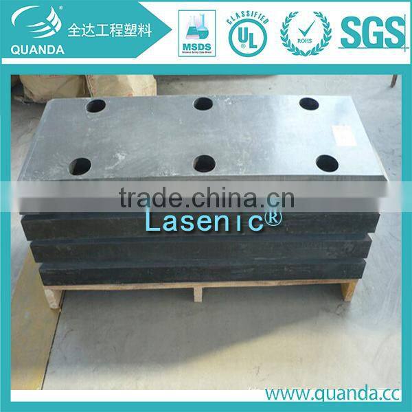 virgin custom machined HDPE blocks/pe plastic polyethylene spare part