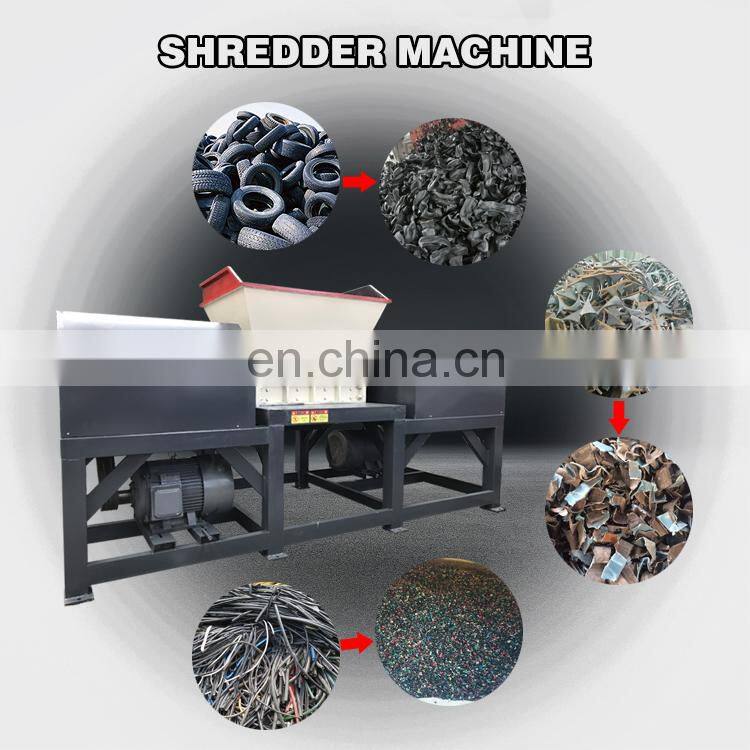 Shredder Plastic Machinery Crusher Professional Tyre Crusher Plastic Shredding Machine Single Shaft Shredder