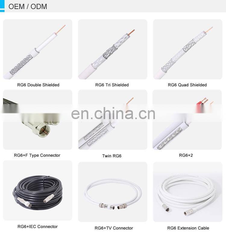 Factory Price Best Price RG6 CCTV coaxial construction CATV Communication cable