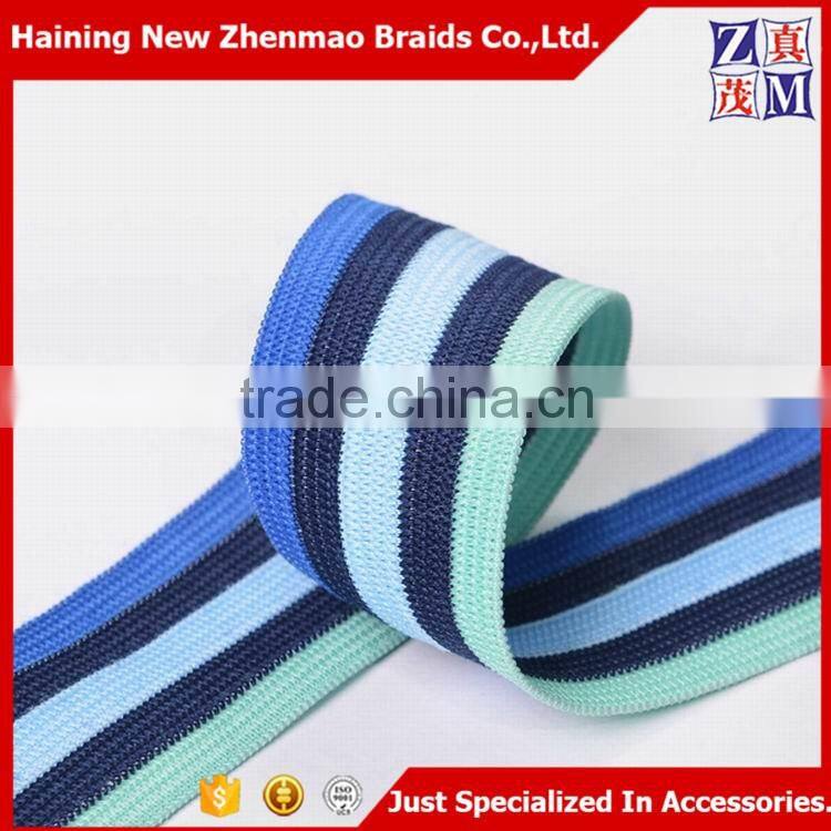 Hot sale polyester knitted elastic webbing band wholesale