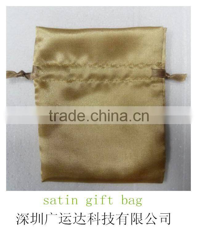 Orange velvet drawstring present pouch printed with dots and nuts bags for packing party candy/festive gifts