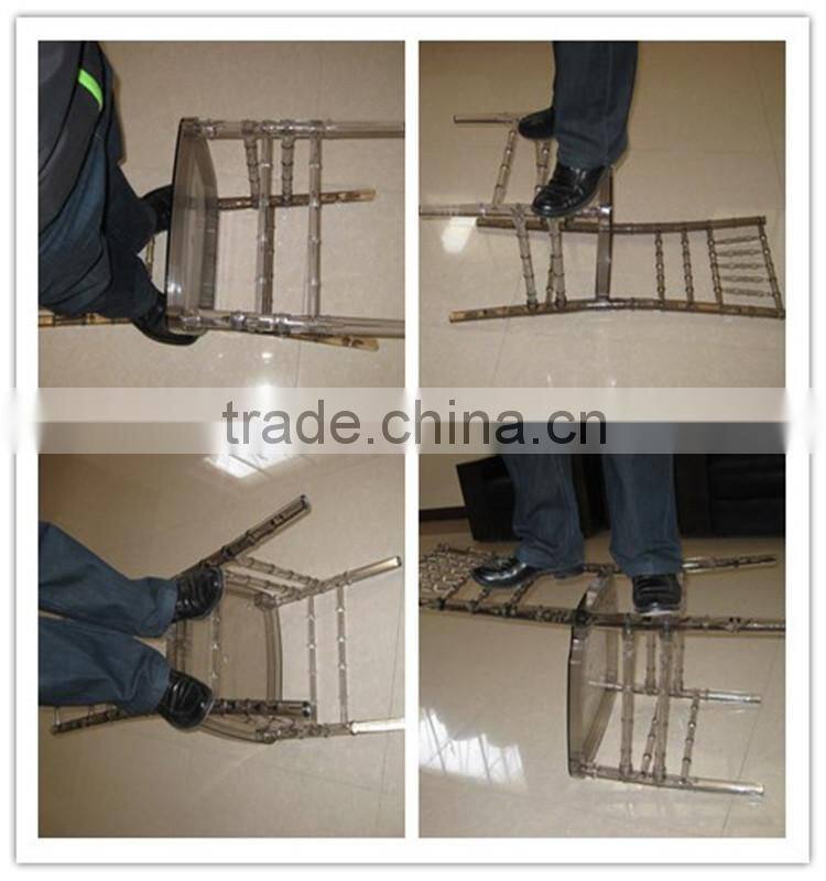factory supply clear acrylic banquet chair for dinner party