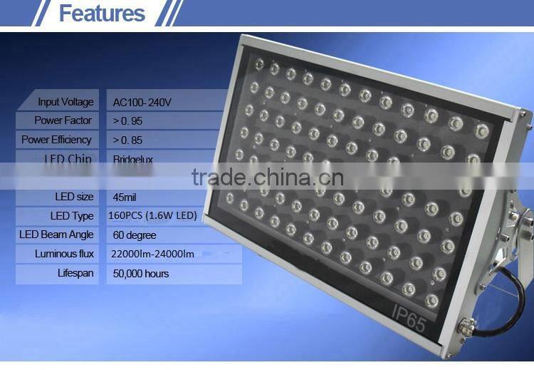 2015 Hot-selling high quality low consumpution outdoor 300 watt led flood light