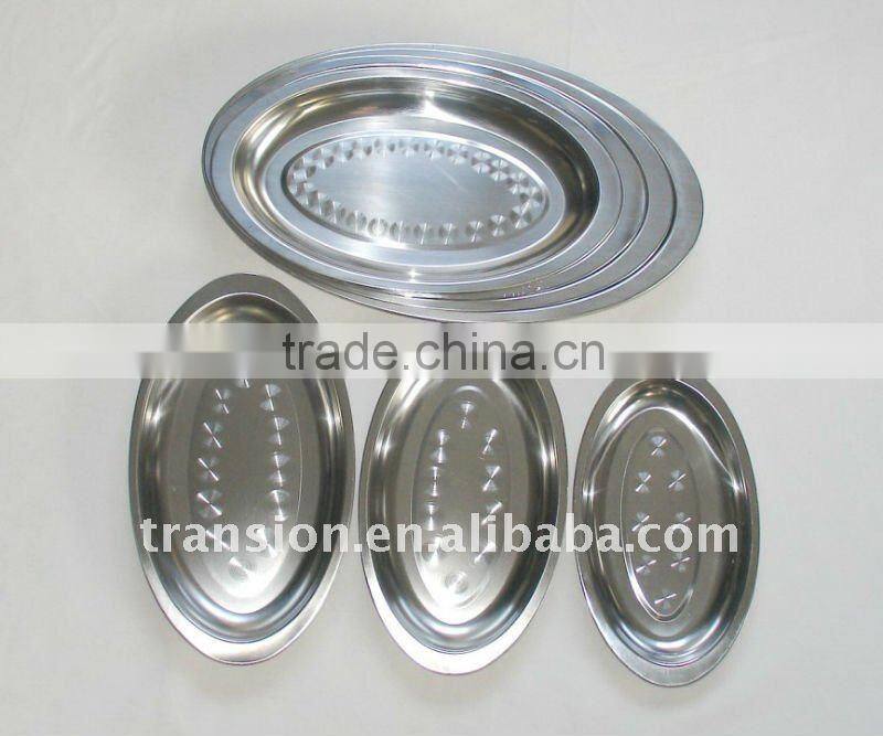 Stainless steel Dinner plate