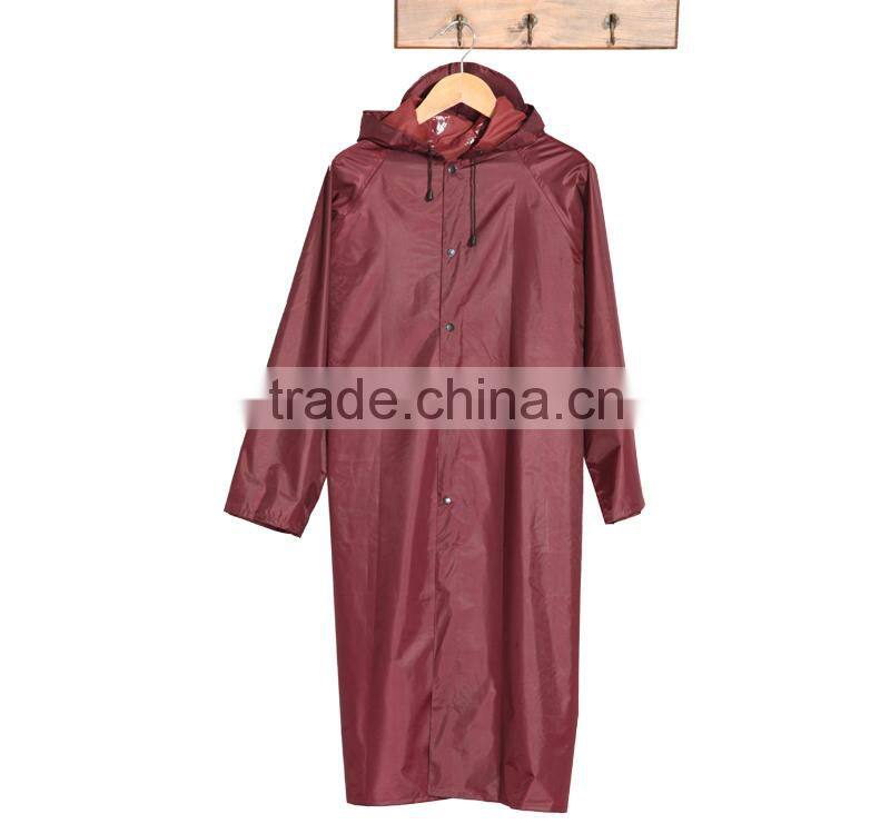 portable waterproof windbreak long rain wear