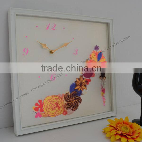 shoe wall clock art wall clock