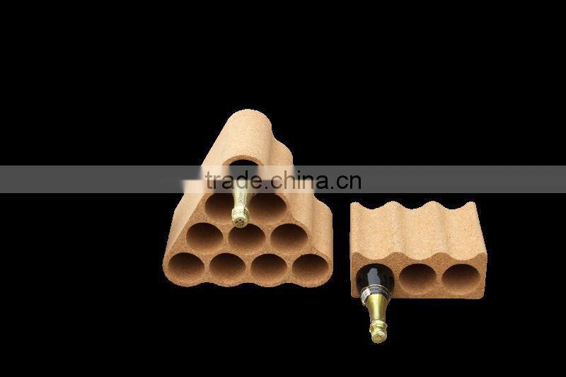 fashionable unique beautiful cork wine bottle rack
