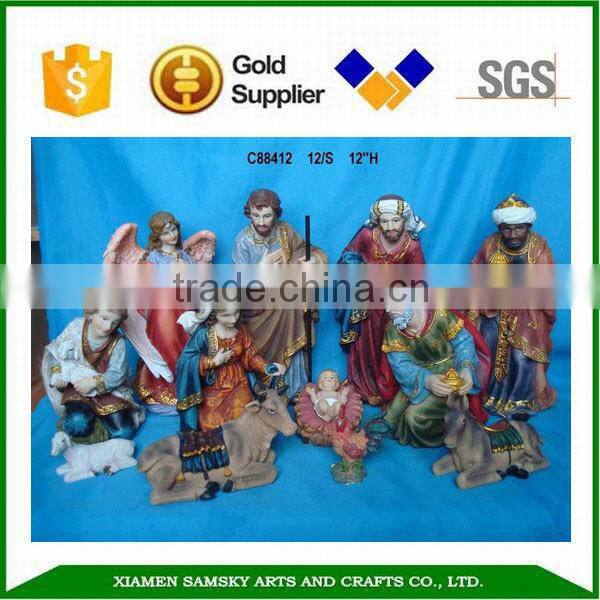 12'' polyresin nativity figure