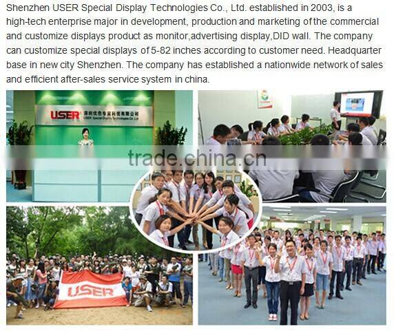 42 inch touch screen AIO PC wall mount floor stand