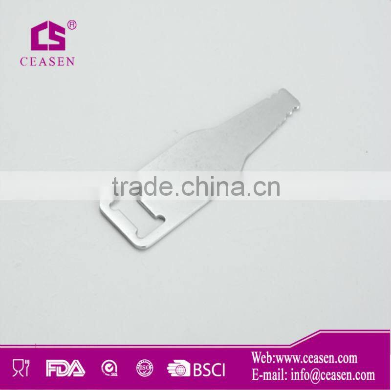 Iron plating durable bottle opener