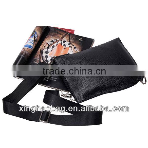 Men's high quality men leather small sling bags hand bag
