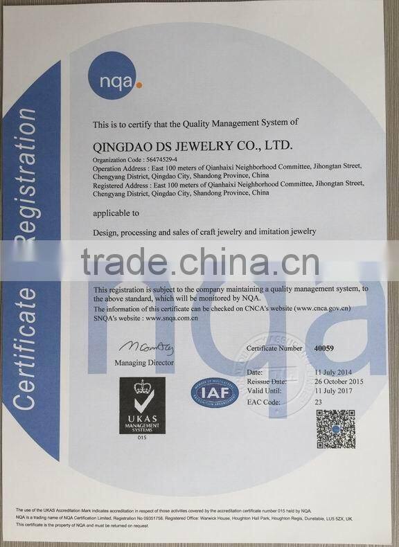 fashion drop stone earring