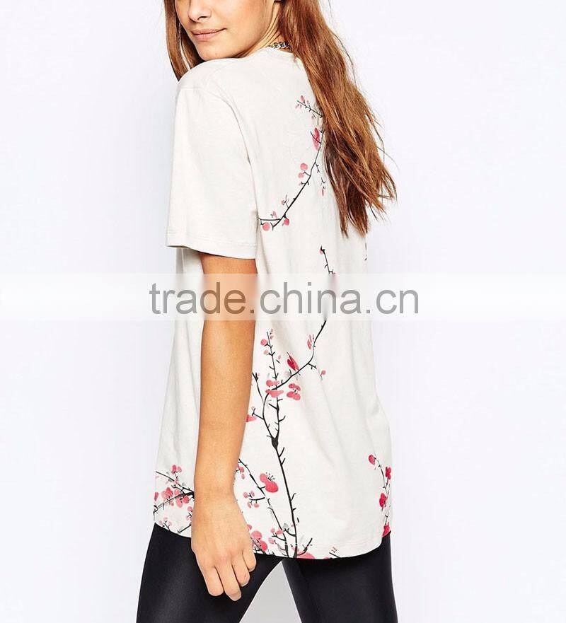 Titoni print t-shirt girl dress design for women sex sport wear wholesaler