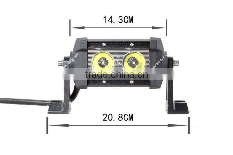 2X10W Off Road LED Work Light Bar For Jeep Cabin/Boat/SUV/Truck/Car/ATV
