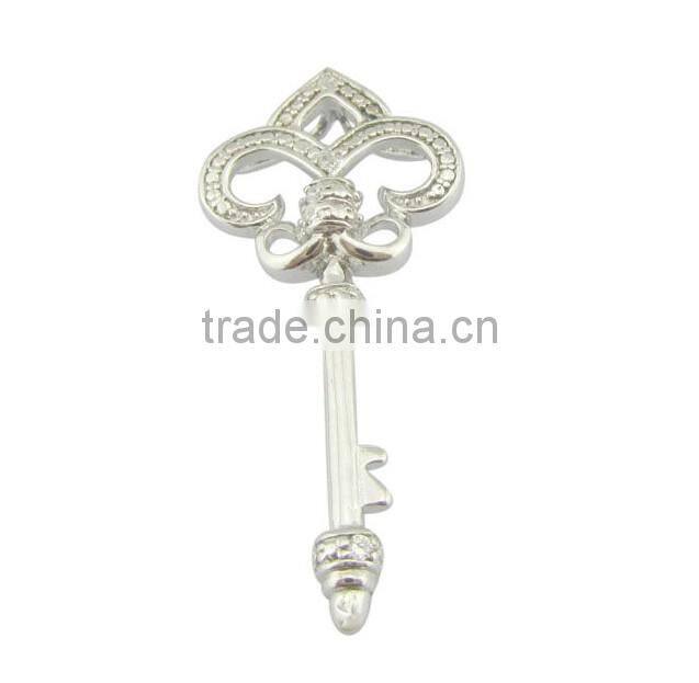 Hot fashion new arrival magic Key-shaped silver pendant