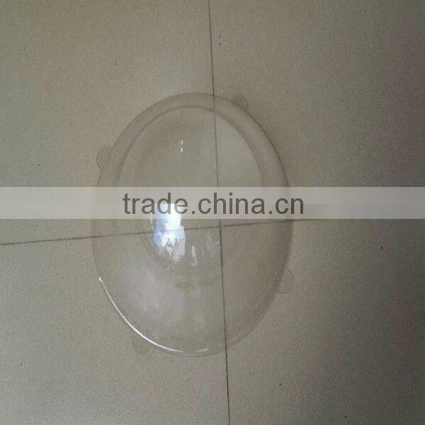 Custom clear vacuum formed acrylic dome