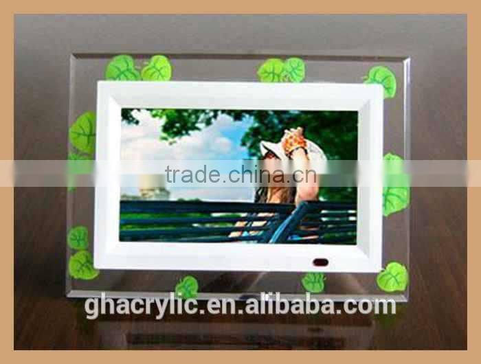 Acrylic digital photo frame, beautiful frame of digital photo frame