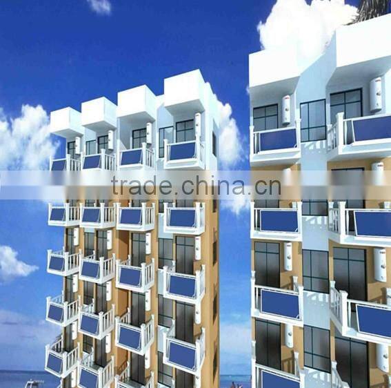 Flat panel split pressurized balcony solar hot water systems