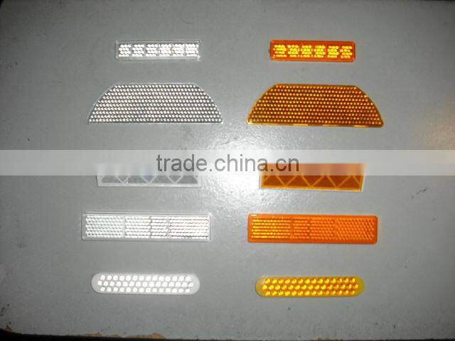 RSG lowest price road reflector/ 7 glass beads panel/plastic reflectors