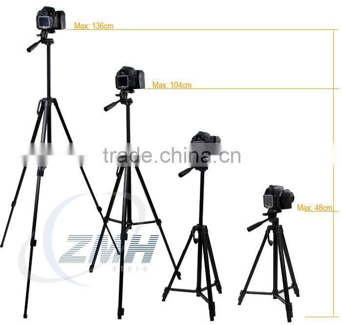 High Quality Tripods Foldable Aluminum Light Weight video Tripod for DSLR camera