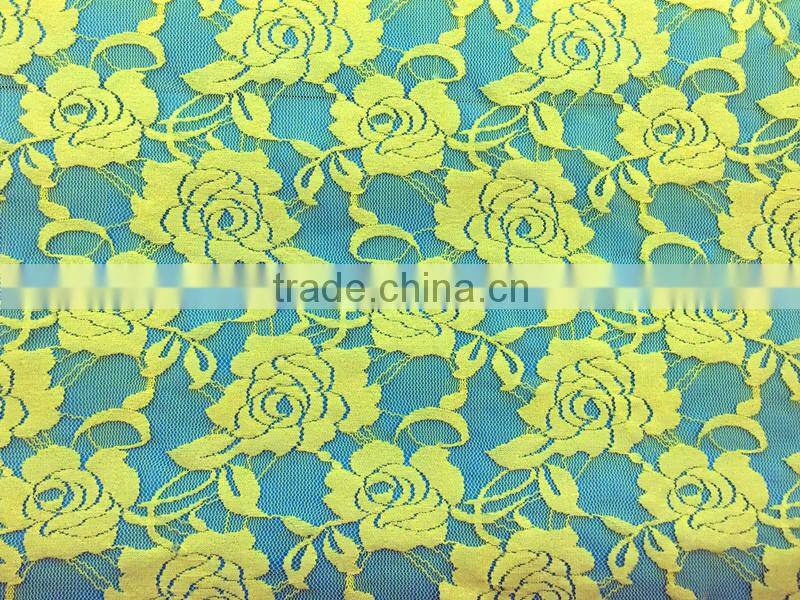 70%Nylon/30%spandex high stretch lace fabric for young lady