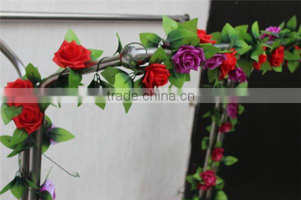 Beautiful artificial Rose wreath in different colors for Wedding decor