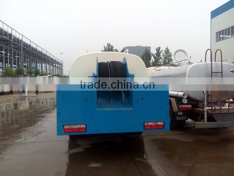6000L high pressure washing truck, high pressure water truck