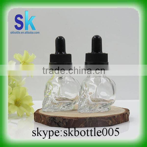 trade assurance electronic cigarette dropper bottles 30ml skull ejuice