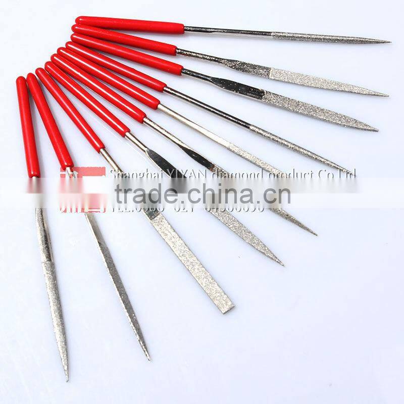 Quality needle file set diamond file set diamond needle file set