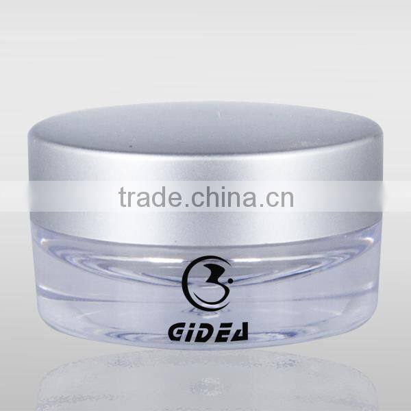 15ml 30ml 50ml Silver Plastic Cosmetic Jar