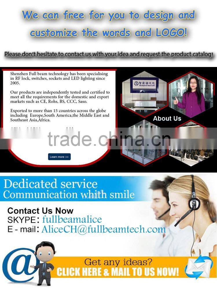 Hot selling OEM&ODM fashion electronic hotel room ceramic door number plaques with low price