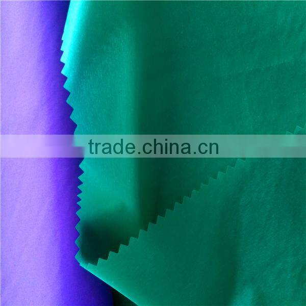 10D 470T textile fabric nylon ripstop taffeta semi dull waterproof raincoat fabric